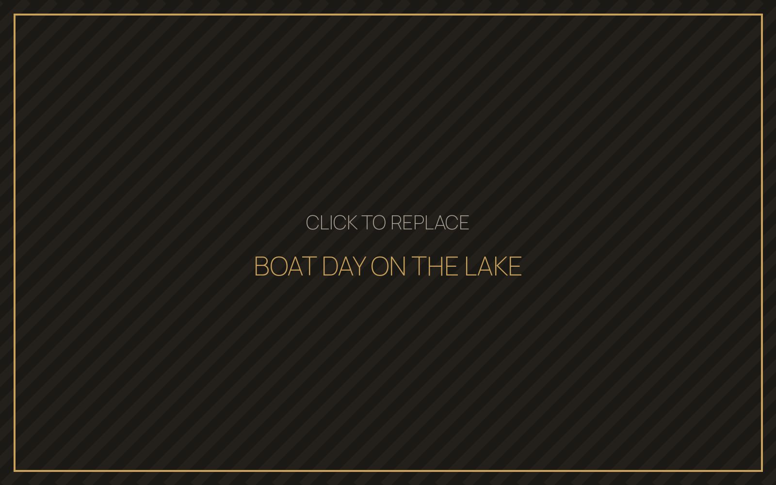 Boat day photo placeholder