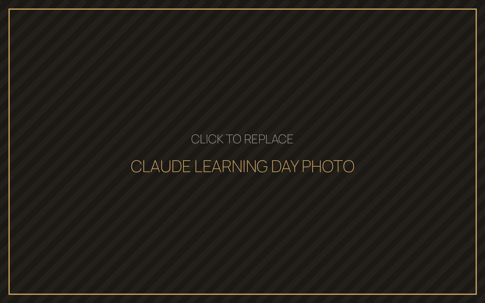 Claude Learning Day photo placeholder